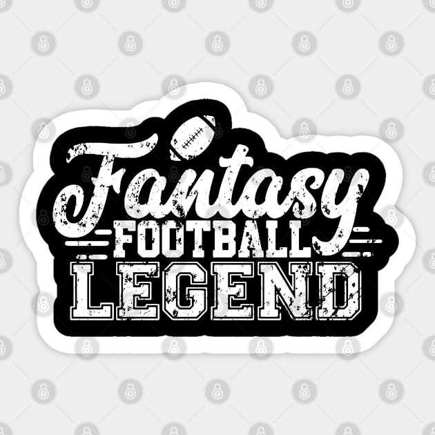 Fantasy Football Legend Sticker by RKP'sTees